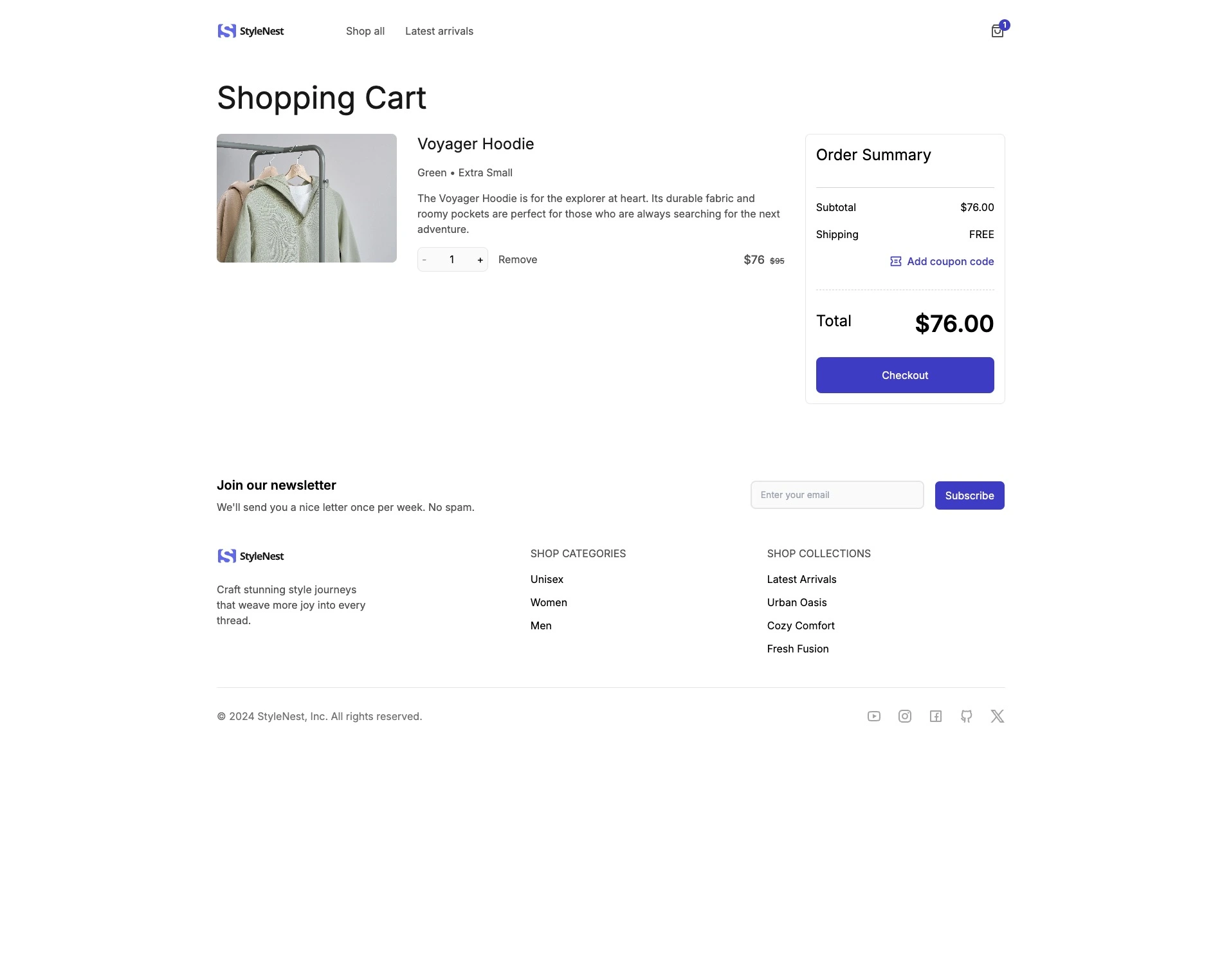 Shopping cart